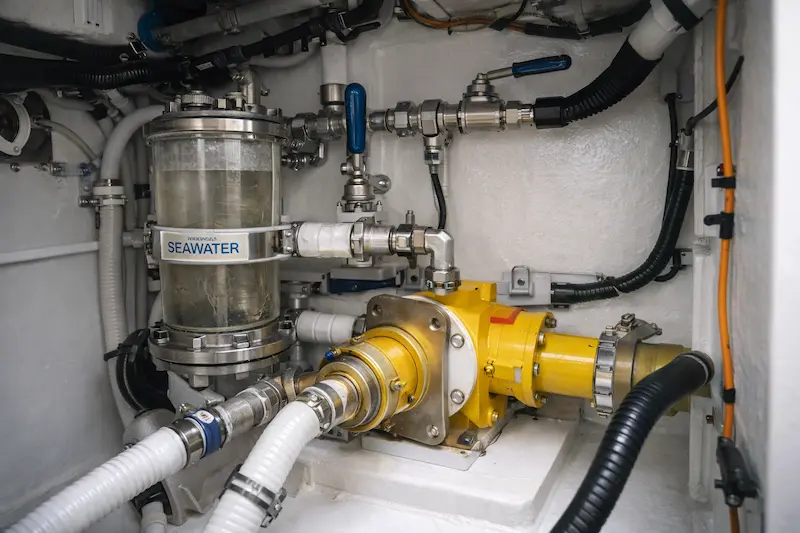 Sistemas de agua de mar para yates en Mallorca