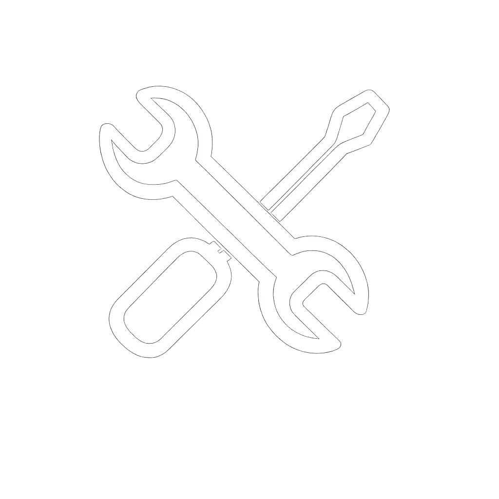 Icono de herramientas para técnicos especialistas en yacht plumbing en Mallorca