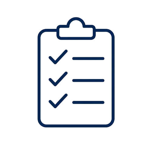 Icono de checklist técnico para decidir una intervención náutica