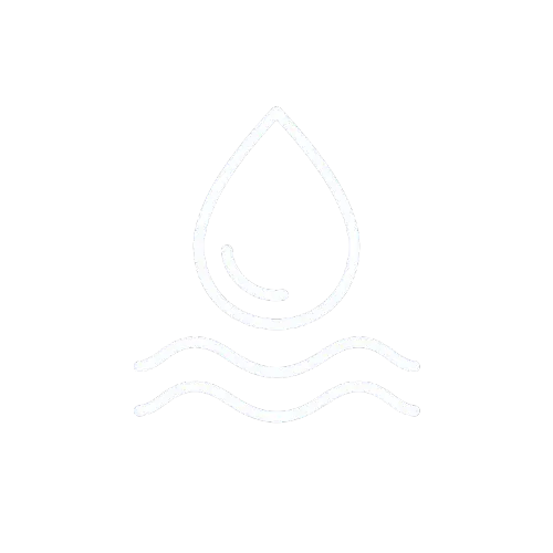 Icono de gota de agua para tratamiento y calidad del agua