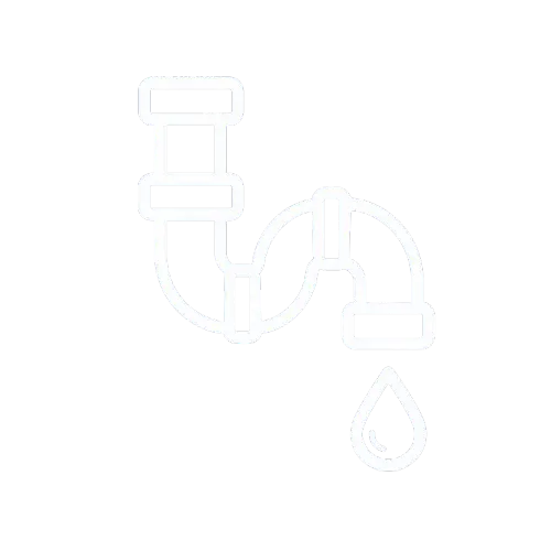 Icono de tubería para sistemas de aguas grises y aguas negras