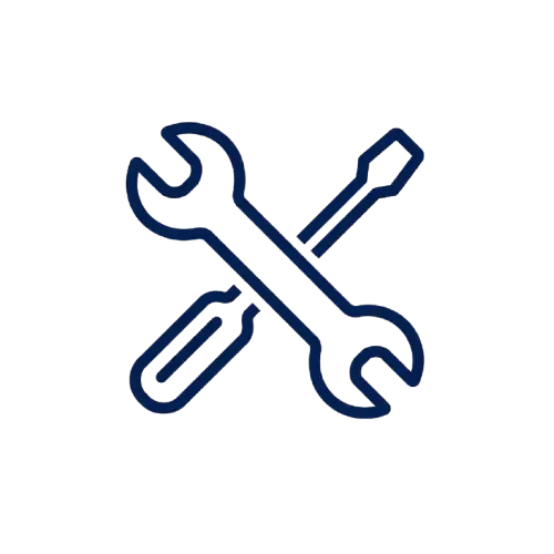 Icono de herramientas para servicios técnicos náuticos
